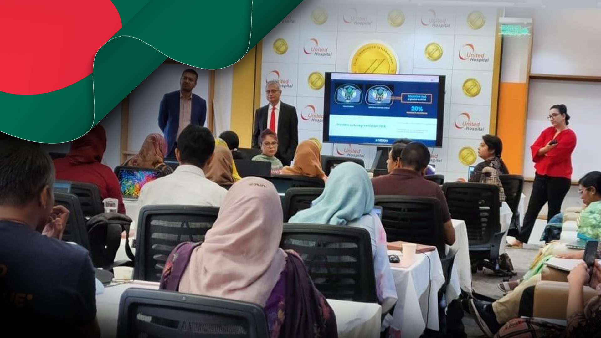 MVision AI leading an auto-contouring training session